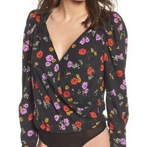 XS ASTR Flower Print Bodysuit